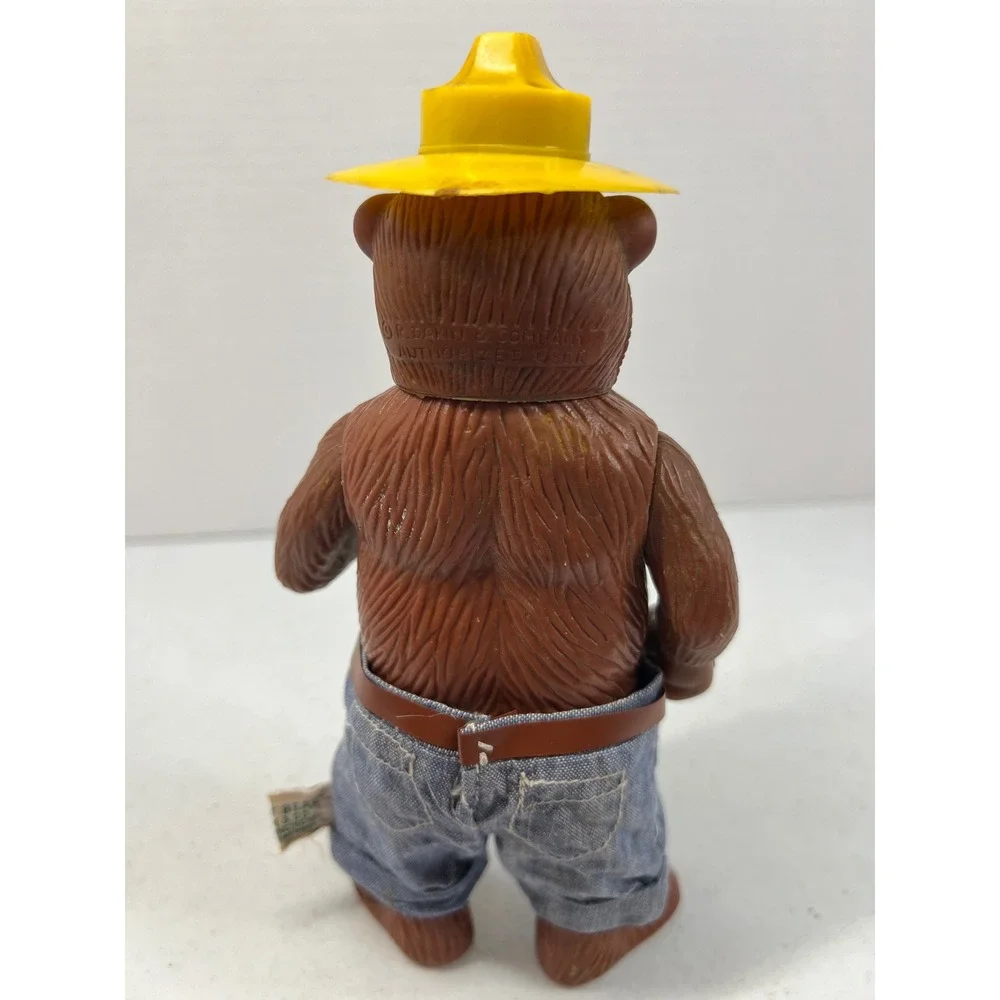 Vintage Smokey Bear R Dakin & Co Action Figure Vinyl 8 Inch Forest Ranger Mascot